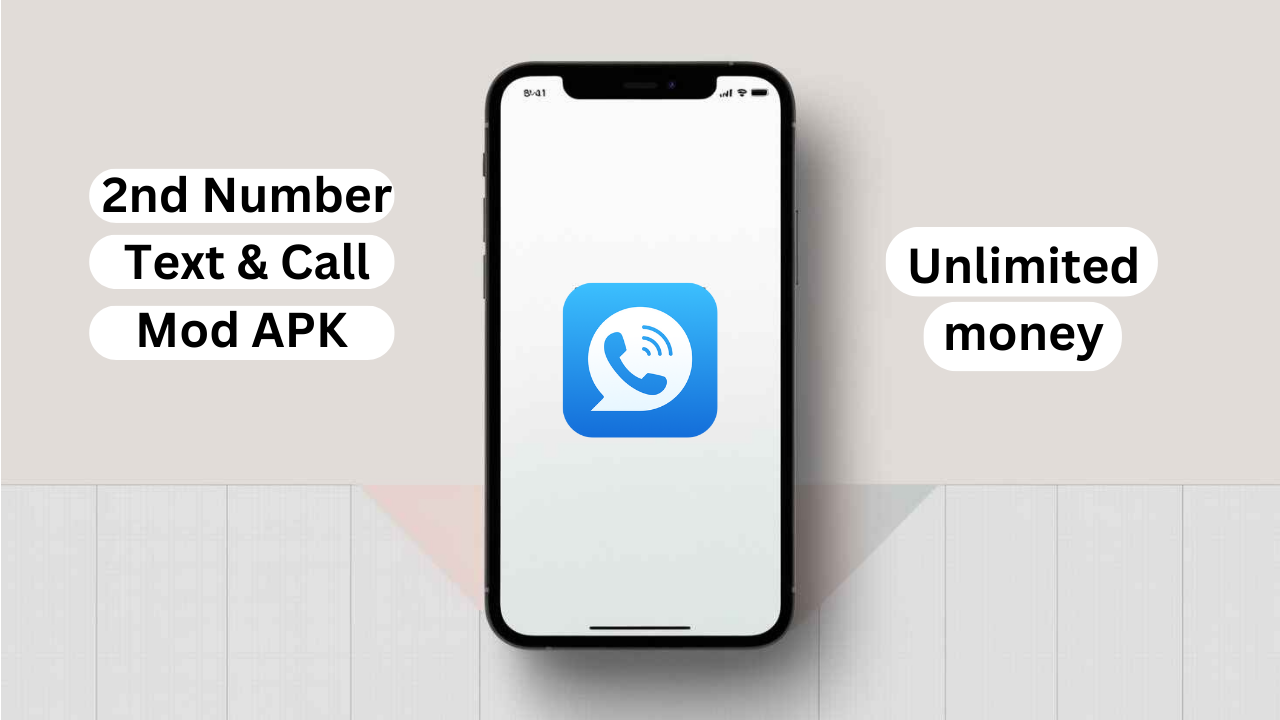 1. Image depicting the '2nd Number Text & Call Mod APK' for unlimited messaging and calling features. 2. Visual representation of the '2nd Number Text & Call Mod APK' showcasing unlimited text and call capabilities. 3. Graphic illustrating the '2nd Number Text & Call Mod APK' highlighting its unlimited messaging and calling functionalities.