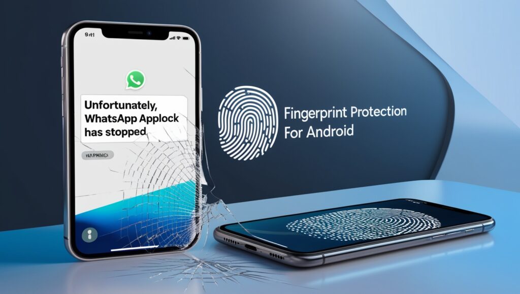 Fake Unfortunately has stopped AppLock Fingerprint Protection For Android